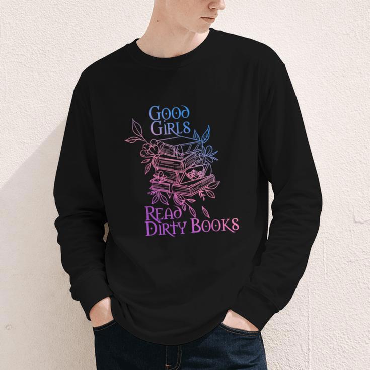 Good Girls Read Dirty Books Apparel Youth Long Sleeve Tee
