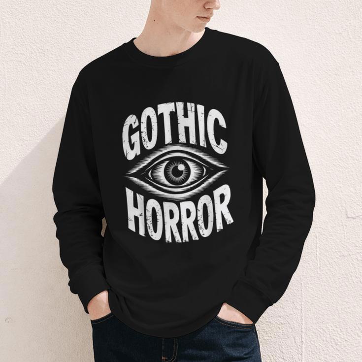 Gothic Classic Horror Thriller Book Movie Film Halloween Youth Long Sleeve Tee Gothic Classic Horror Thriller Book Movie Film Halloween Youth Long Sleeve Tee