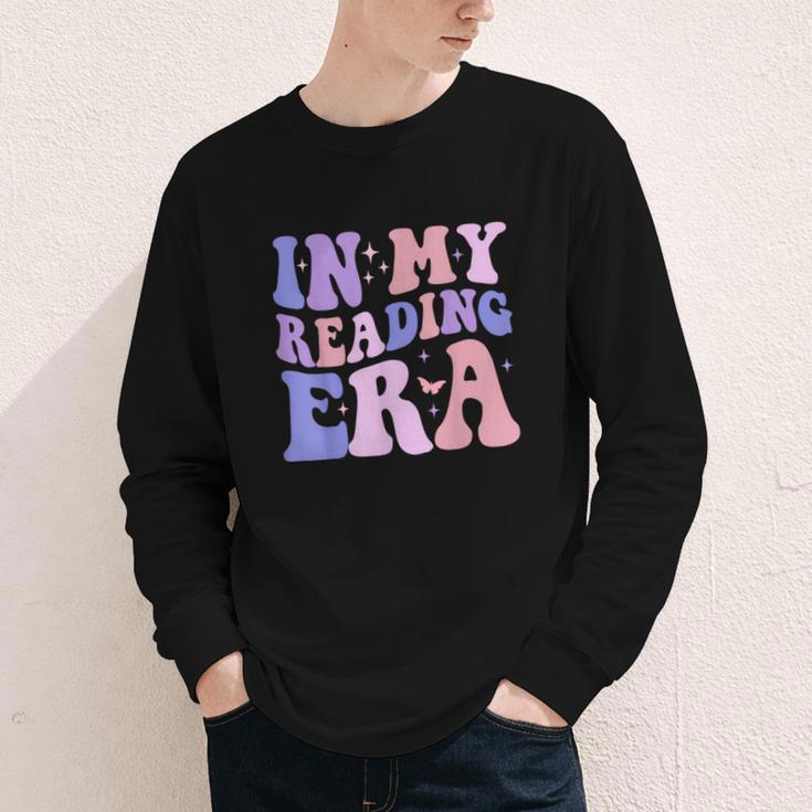 Groovy In My Reading Era Book Lovers Book Reader Youth Long Sleeve Tee