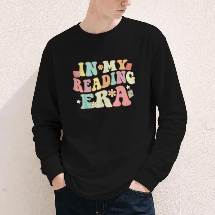 Groovy In My Reading Era Read Book Reader Reading Youth Long Sleeve Tee