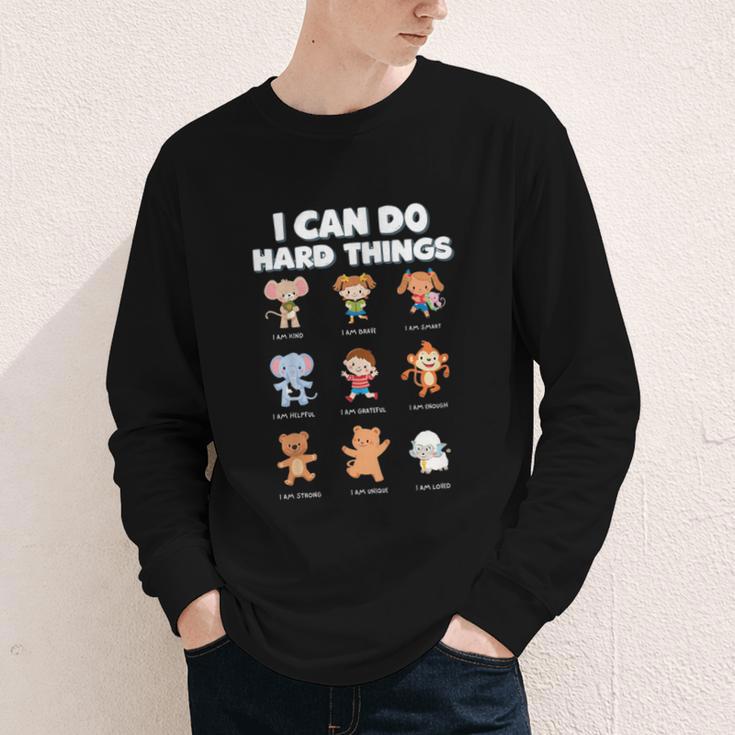I Can Do Hard Things Children's Book Characters Youth Long Sleeve Tee I Can Do Hard Things Children's Book Characters Youth Long Sleeve Tee