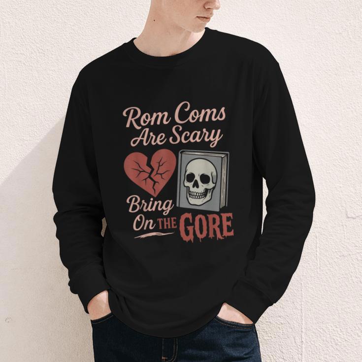 Horror Book Club Creepy Reader Gothic Fiction Thriller Fan Youth Long Sleeve Tee