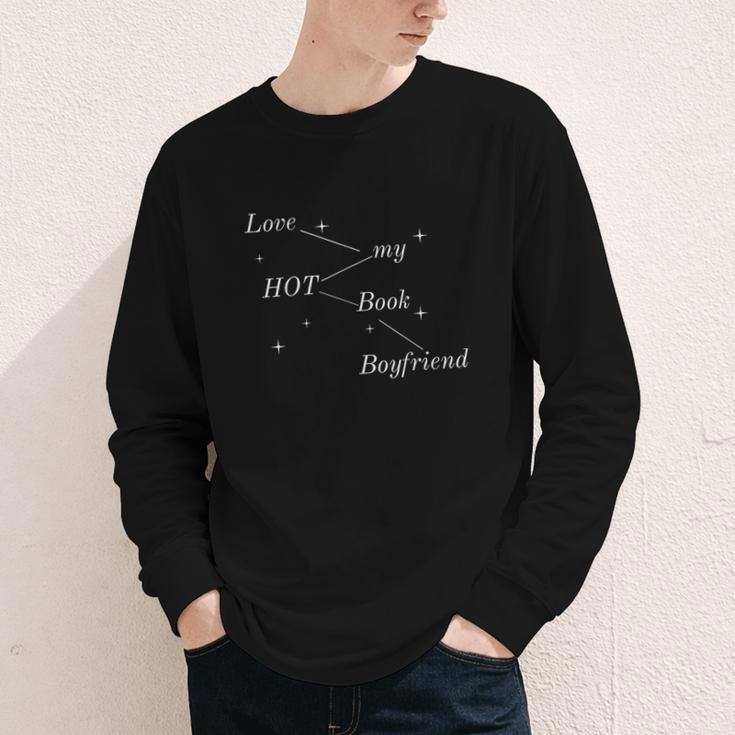 Hot Book Boyfriend Booklover Reader Fan Girl Youth Long Sleeve Tee Hot Book Boyfriend Booklover Reader Fan Girl Youth Long Sleeve Tee