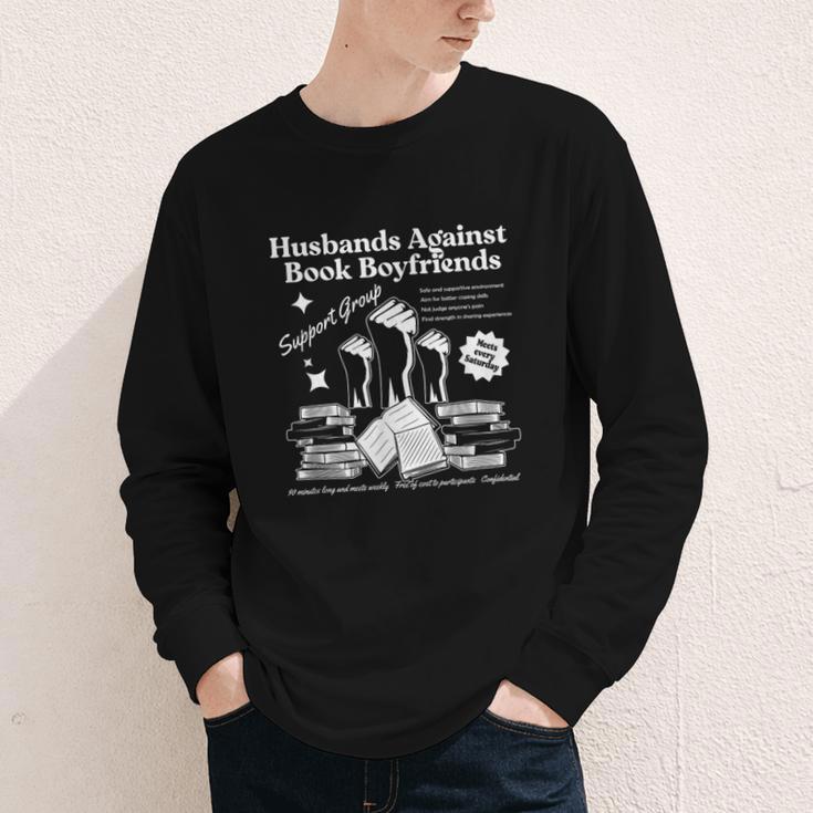 Husbands Against Book Boyfriends Book Boyfriends Club Youth Long Sleeve Tee
