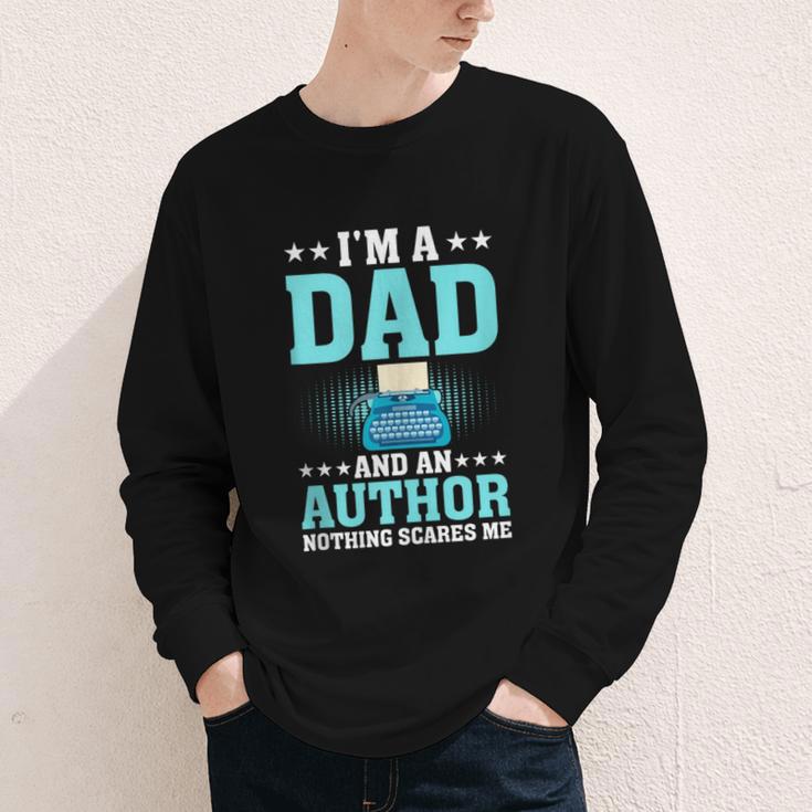 I'm A Dad And An Author Book Writer Father Youth Long Sleeve Tee