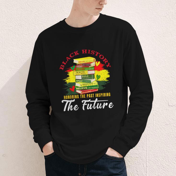 Inspired Book History Leaders Celebrate History Month Youth Long Sleeve Tee