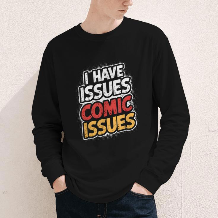 I Have Issues Comic Issues Comic Book Lover Youth Long Sleeve Tee I Have Issues Comic Issues Comic Book Lover Youth Long Sleeve Tee