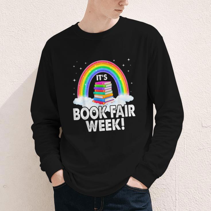 It's Book Fair Week Librarian Library Literacy Reading Youth Long Sleeve Tee It's Book Fair Week Librarian Library Literacy Reading Youth Long Sleeve Tee
