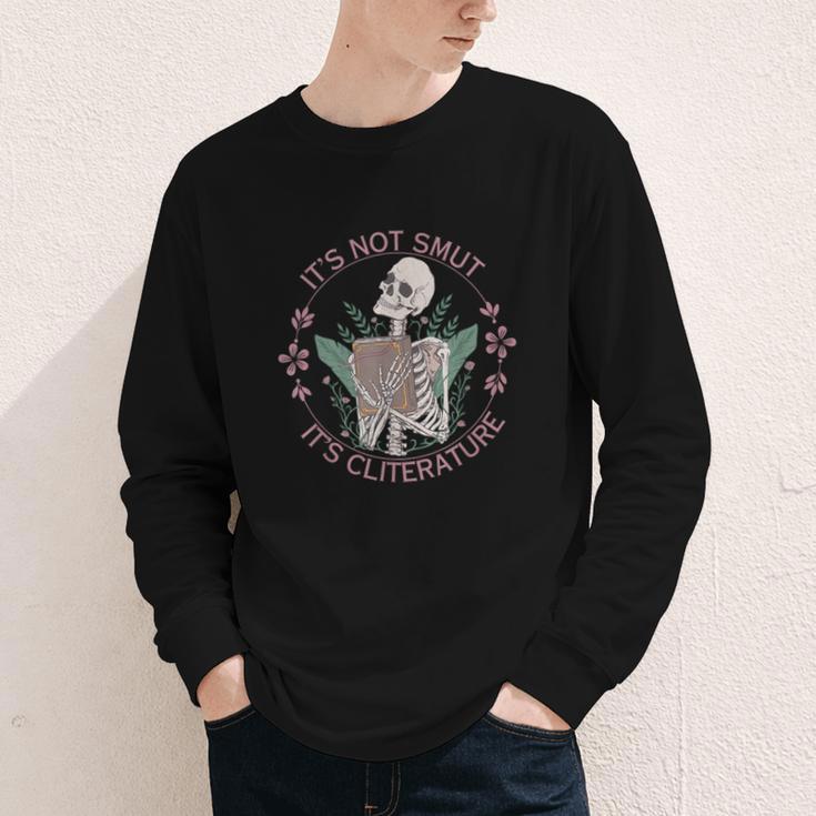 It's Not Smut It's Literature Dark Romance Smut Book Lover Youth Long Sleeve Tee