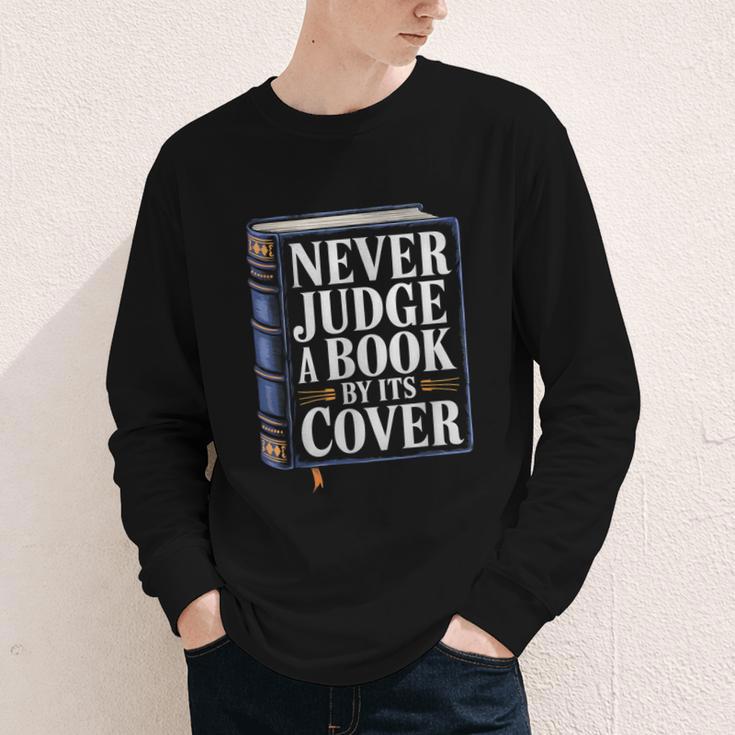 Never Judge a Book By Its Cover Youth Long Sleeve Tee