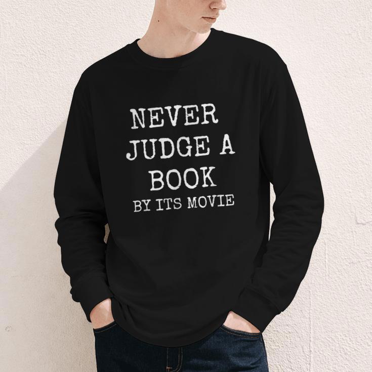 Never Judge a Book By Its Movie Youth Long Sleeve Tee