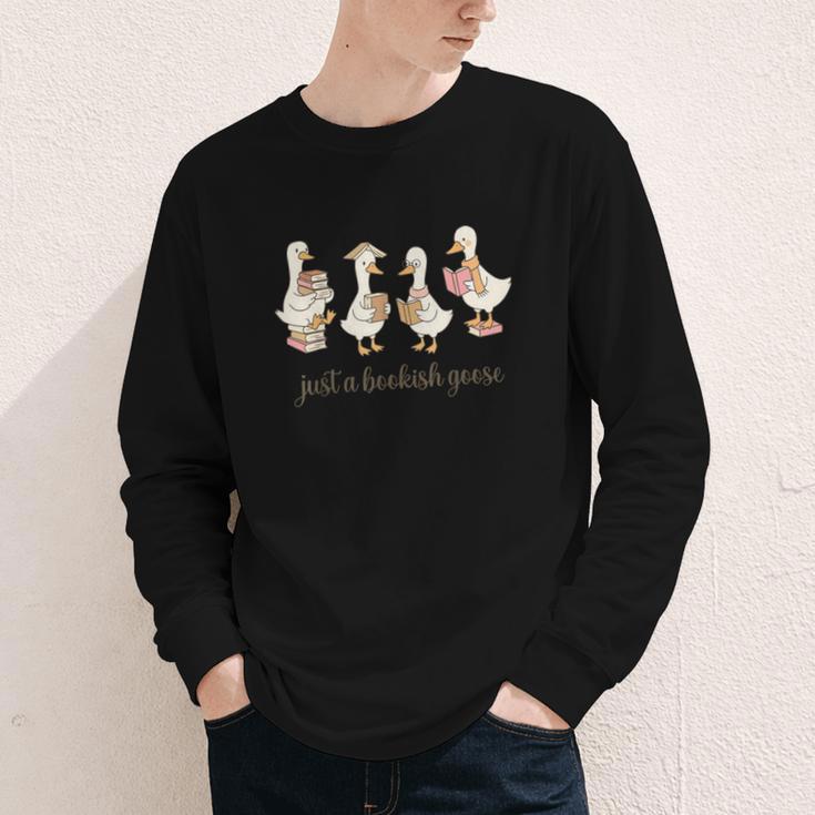 Just A Bookish Goose Goose Book LoverSilly Goose Book Club Youth Long Sleeve Tee Just A Bookish Goose Goose Book LoverSilly Goose Book Club Youth Long Sleeve Tee