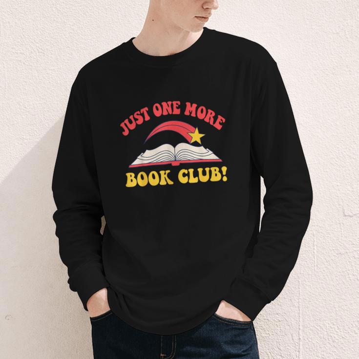 Just One More Book Club Bookish Hippie Youth Long Sleeve Tee