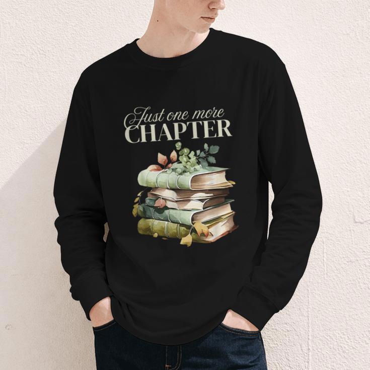Just One More Chapter Book Lover Youth Long Sleeve Tee