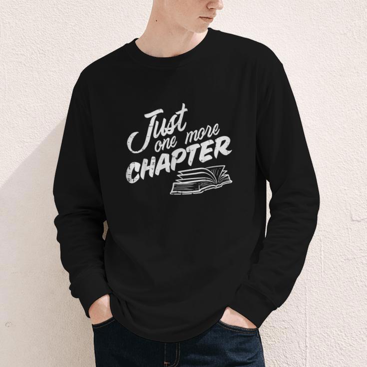 Just One More Chapter Read Reading Librarian Book Men Women Youth Long Sleeve Tee Just One More Chapter Read Reading Librarian Book Men Women Youth Long Sleeve Tee