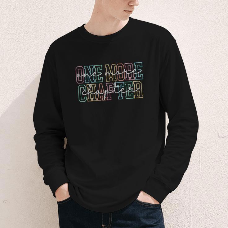 Just One More Chapter Retro Bookworm Book Lover Youth Long Sleeve Tee