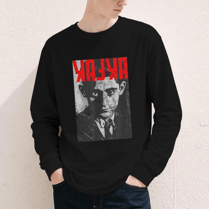 Kafka Franz Portrait Books And Literature Youth Long Sleeve Tee