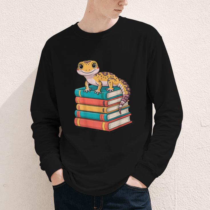 Leopard Gecko Book Lover Reading Youth Long Sleeve Tee Leopard Gecko Book Lover Reading Youth Long Sleeve Tee