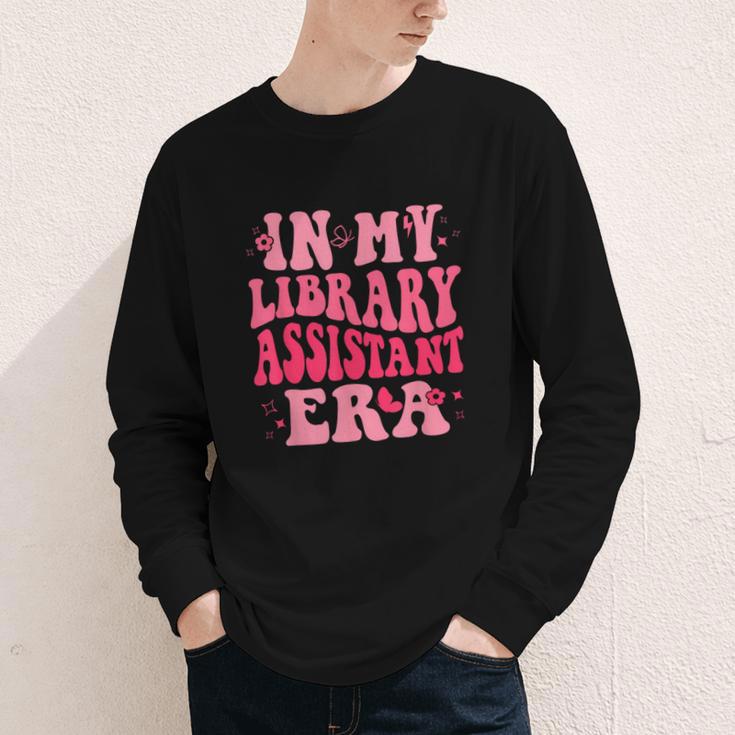 Librarian Assistant Shirt Books Reader Library Assistant Youth Long Sleeve Tee