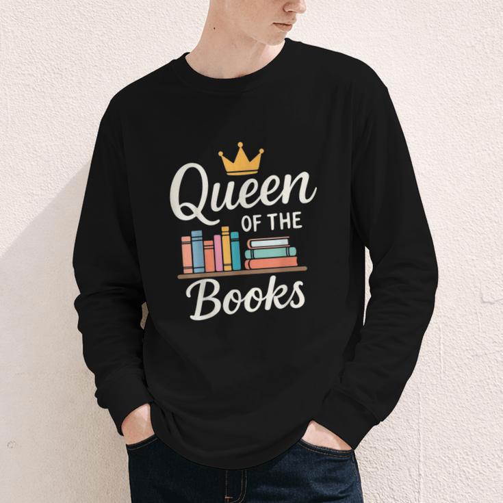 Librarian Queen Of The Books Book Reading Library Youth Long Sleeve Tee Librarian Queen Of The Books Book Reading Library Youth Long Sleeve Tee
