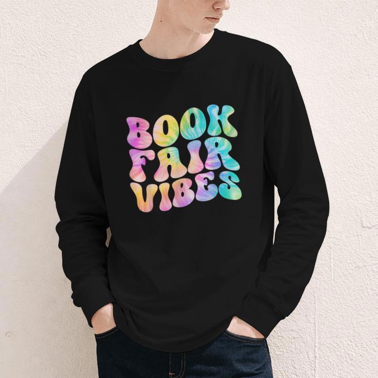 Library Book Fair Vibe Tie Dye School Reading Nostalgic Youth Long Sleeve Tee Library Book Fair Vibe Tie Dye School Reading Nostalgic Youth Long Sleeve Tee