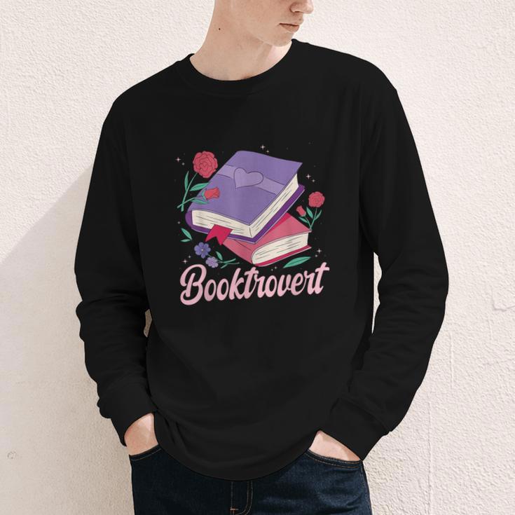 Literary Reading Book Introvert Booktrovert Reading Youth Long Sleeve Tee