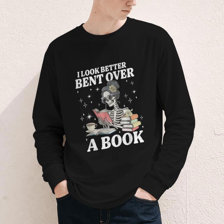 I Look Better Bent Over A Book Book Lover Youth Long Sleeve Tee