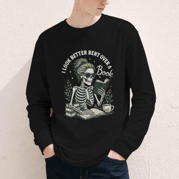 I Look Better Bent Over A Book Youth Long Sleeve Tee