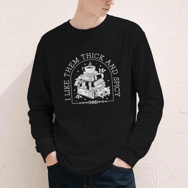 I Like Them Thick And Spicy Smut Book Reader Youth Long Sleeve Tee