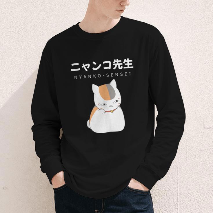 Madara Nyanko Sensei Natsume Yuujinchou Book Of Friends Cat Youth Long Sleeve Tee