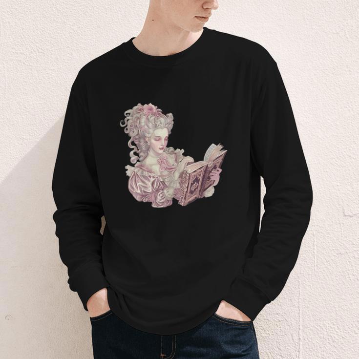 Marie Antoinette Reading A Book Youth Long Sleeve Tee Marie Antoinette Reading A Book Youth Long Sleeve Tee