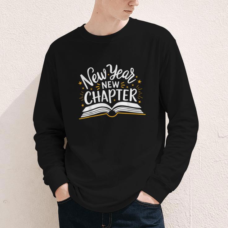 New Year New Chapter Happy New Year 2025 Book Youth Long Sleeve Tee New Year New Chapter Happy New Year 2025 Book Youth Long Sleeve Tee