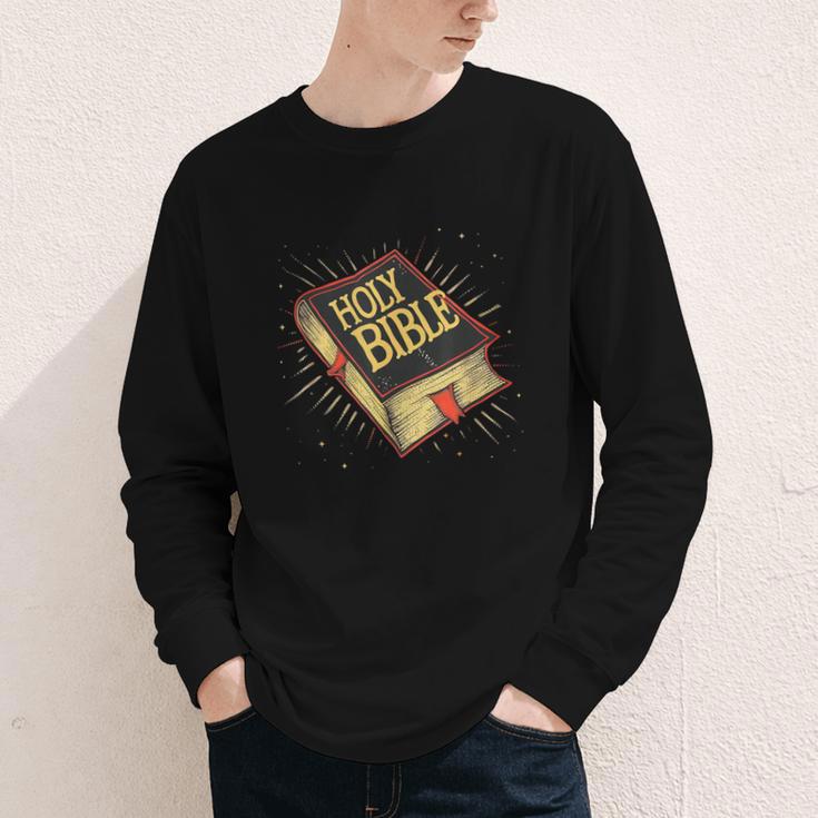 Nice Holy Book Costume For Bible Lovers Youth Long Sleeve Tee