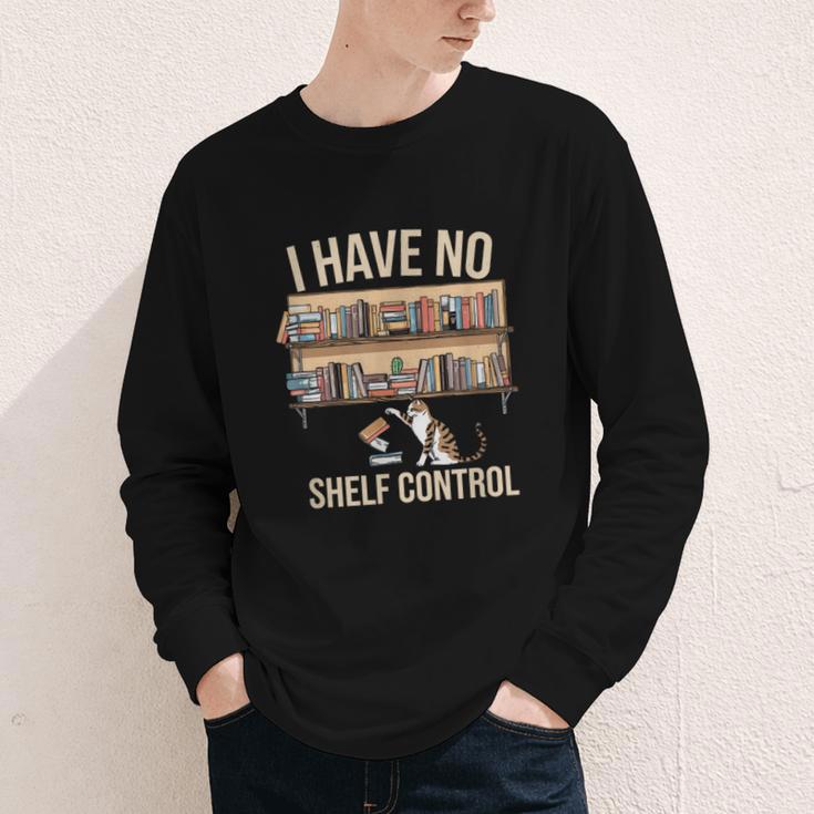 I Have No Shelf Control Book Lover Bookworms Youth Long Sleeve Tee