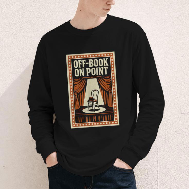 Off-Book On Point Theater Drama Youth Long Sleeve Tee