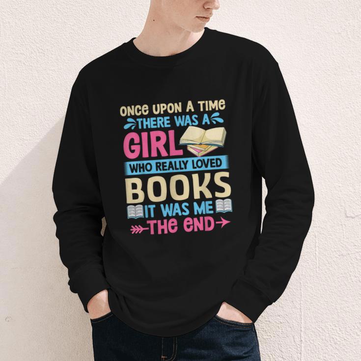 Once Upon A Time There Was A Girl Who Really Loved Books It Youth Long Sleeve Tee Once Upon A Time There Was A Girl Who Really Loved Books It Youth Long Sleeve Tee