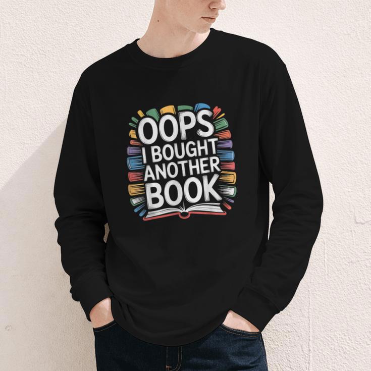 Oops I Bought Another Book Library Reader Bibliophile Youth Long Sleeve Tee Oops I Bought Another Book Library Reader Bibliophile Youth Long Sleeve Tee