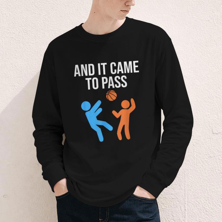 And It Came To Pass Book Of Mormon LDS Missionary Youth Long Sleeve Tee