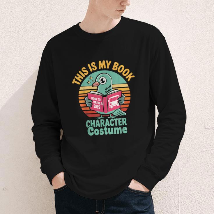 Pigeon Book Character Costume For Reading Day Youth Long Sleeve Tee Pigeon Book Character Costume For Reading Day Youth Long Sleeve Tee