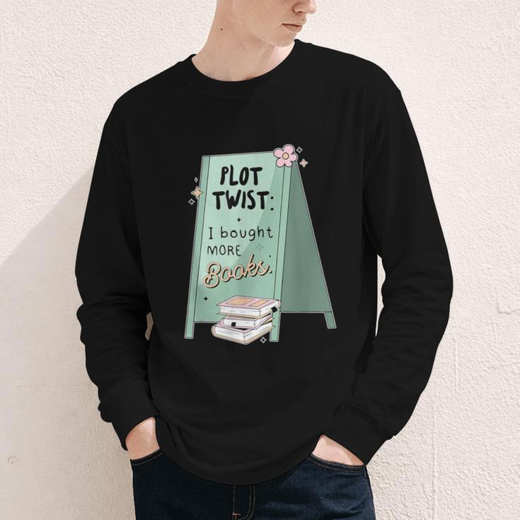Plot Twist I Bought More Books Bookish Youth Long Sleeve Tee Plot Twist I Bought More Books Bookish Youth Long Sleeve Tee