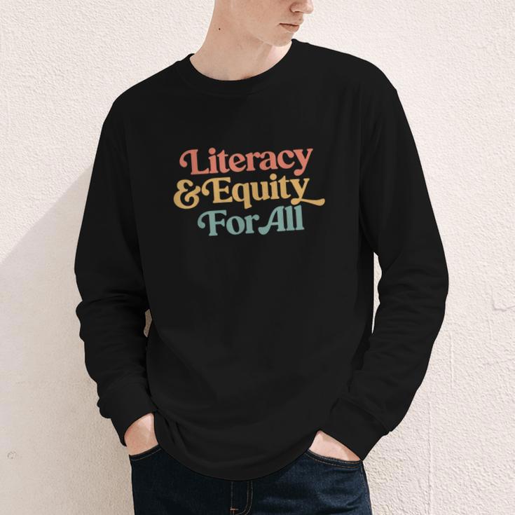 Protect Libraries Banned Books Literacy And Equity For All Youth Long Sleeve Tee