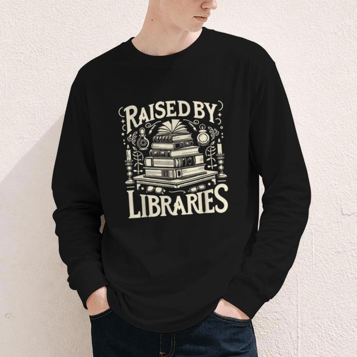Raised By Libraries Reader Book Bibliophile Youth Long Sleeve Tee Raised By Libraries Reader Book Bibliophile Youth Long Sleeve Tee