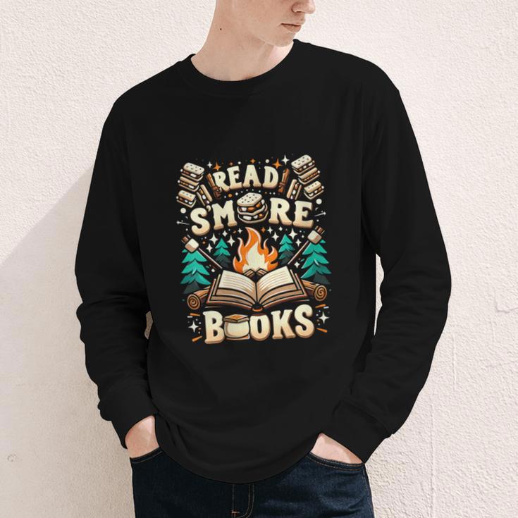 Read More Books Camping Outdoors Travel Campfire Smores Youth Long Sleeve Tee Read More Books Camping Outdoors Travel Campfire Smores Youth Long Sleeve Tee