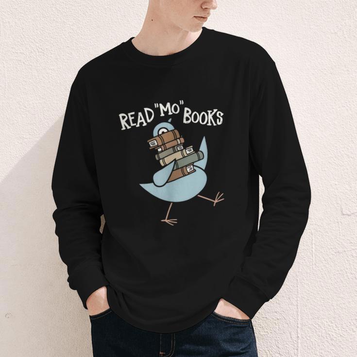 Read More Books Pigeon Book Lover Youth Long Sleeve Tee