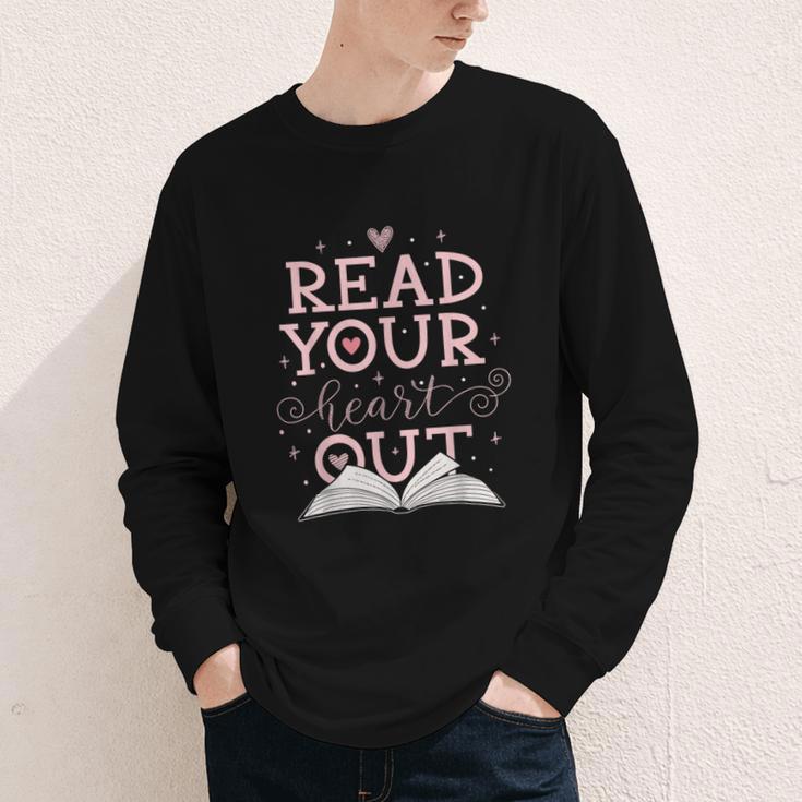 Read Your Heart Out Book Adventures In Pages Youth Long Sleeve Tee