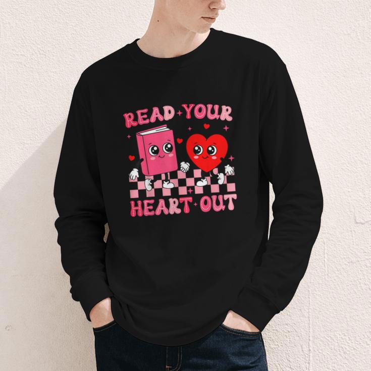 Read Your Heart Out Cute Reading Book Lover Youth Long Sleeve Tee