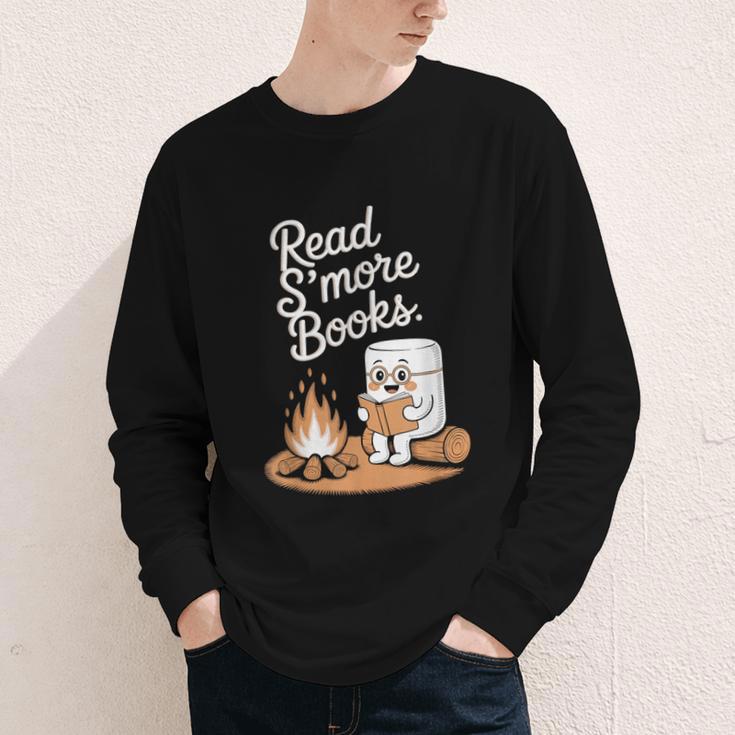 Read S'More Books Camping Outdoors Reading Campfire Smores Youth Long Sleeve Tee Read S'More Books Camping Outdoors Reading Campfire Smores Youth Long Sleeve Tee