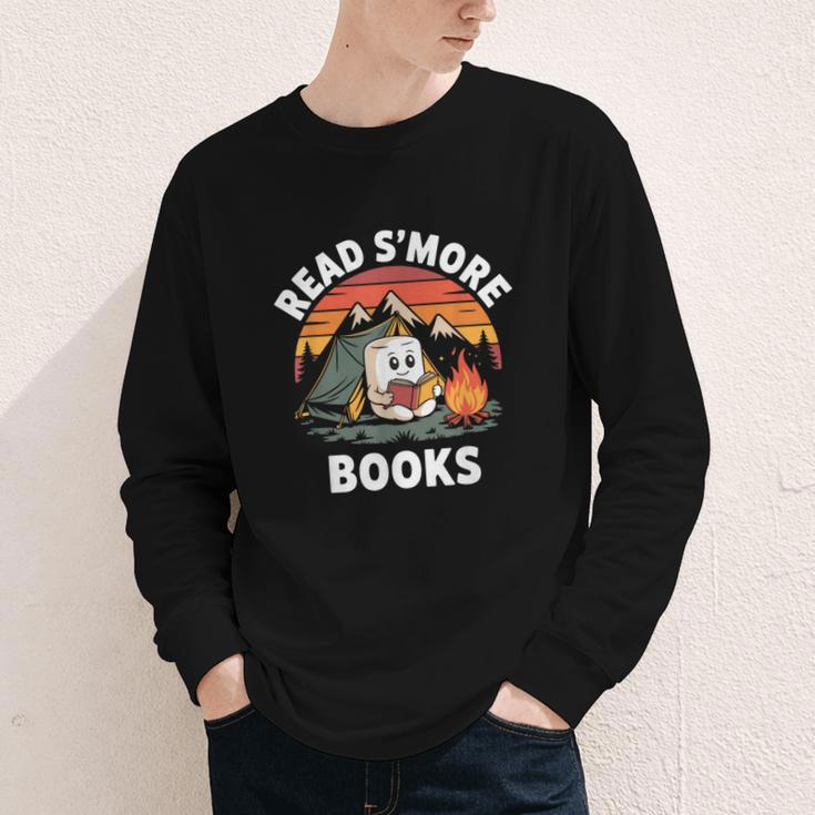Read S'More Books Cute Campfire Reading Book Lovers Youth Long Sleeve Tee Read S'More Books Cute Campfire Reading Book Lovers Youth Long Sleeve Tee