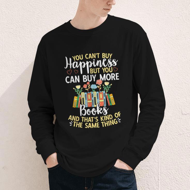 Reading You Can't Buy Happiness But You Can Buy More Books Youth Long Sleeve Tee
