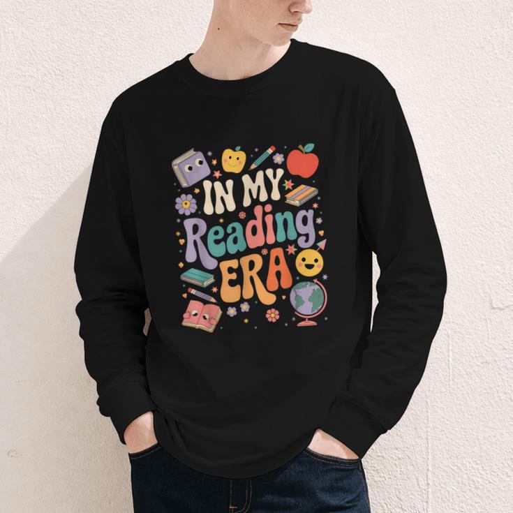 In My Reading Era Books Lovers Men Women Kids Youth Long Sleeve Tee